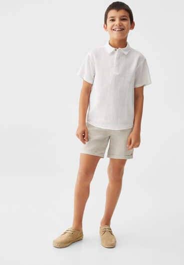 Mango Kids Linnen bermuda