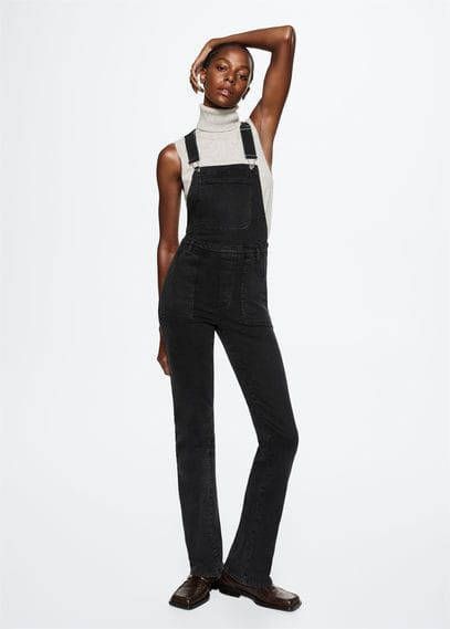 Mango Iggy slim fit jumpsuit van denim