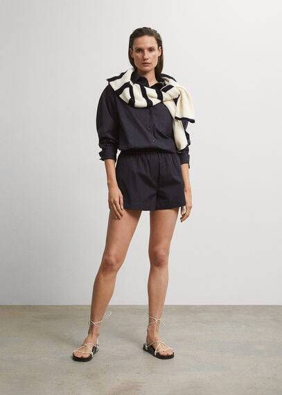 Mango Popeline shorts
