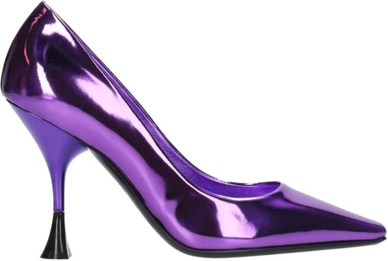 3Juin met hiel paars , Paars, Dames