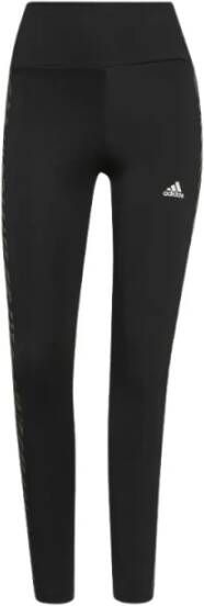 Adidas High waist cropped trainingslegging met zebraprint