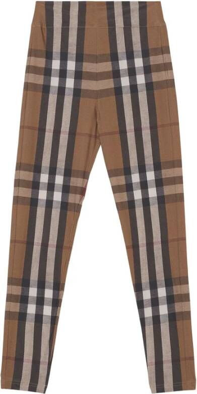 Burberry Leggings & treggings Bruin Dames