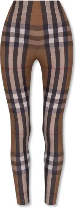 Burberry Leggings & treggings Bruin Dames