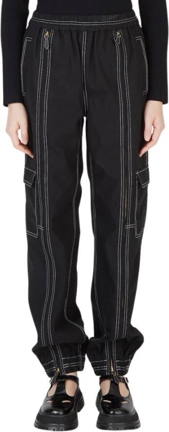 Burberry Maddie Zip Up Cargo Pants , Zwart, Dames