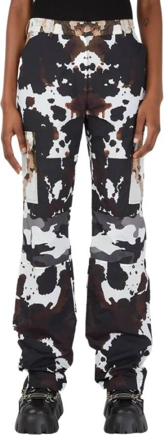Burberry Roisin multi printbroek , Bruin, Dames