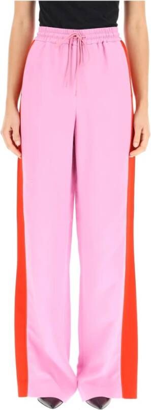 Burberry Wide leg trousers , Roze, Dames