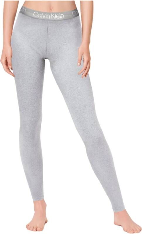 Calvin Klein Leggings loungewear met logo bande , Grijs, Dames