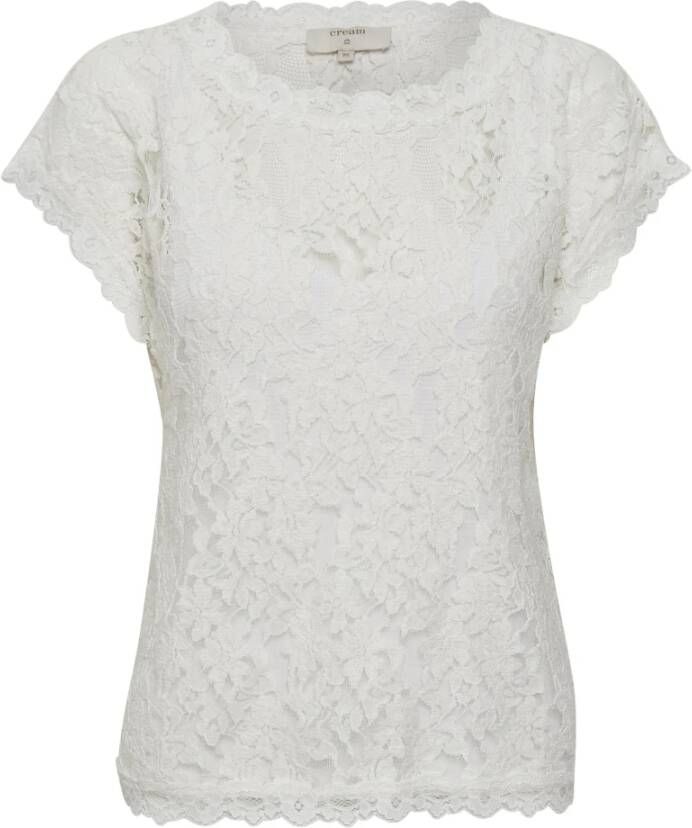 Cream Vivi Kant Blauw 10604513