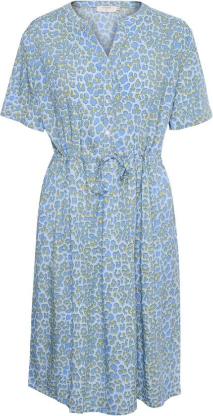 Cream CRFerina Fit&flare Dress Zally Fit , Blauw, Dames