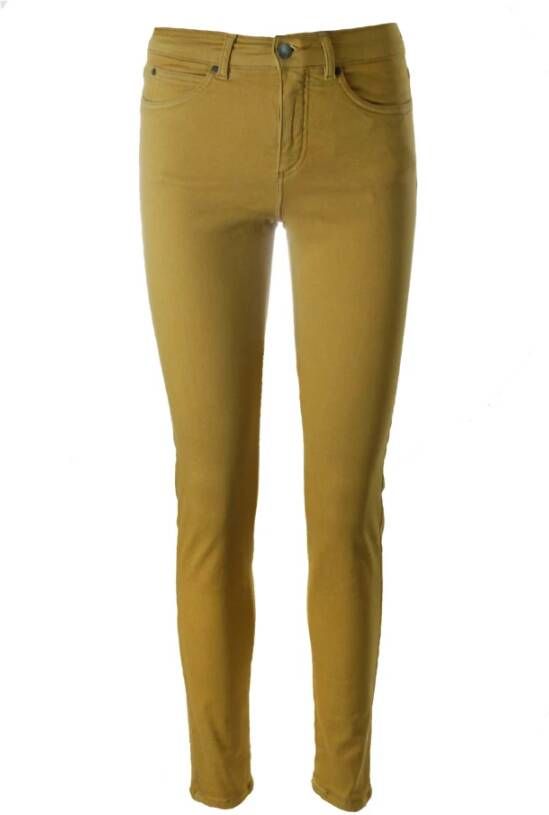 C.Ro Magic FIT Slim Trousers 6220/525/352 , Geel, Dames