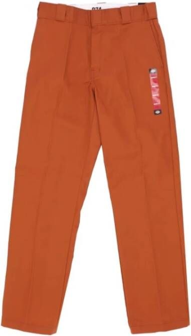 Dickies Lange broek 874 , Oranje, Heren