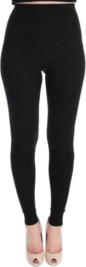 Dolce & Gabbana DG Gray Cashmere Stretch panty`s , Grijs, Dames