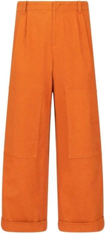 ETRO Trousers Red , Oranje, Heren