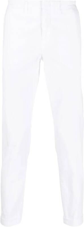 Fay Slim fit broek , Wit, Heren