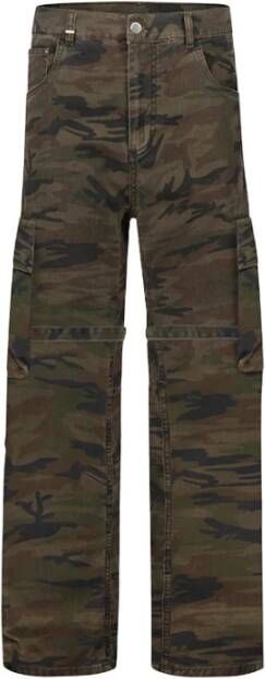 Flaneur Homme Strap Cargo Pants , Groen, Heren