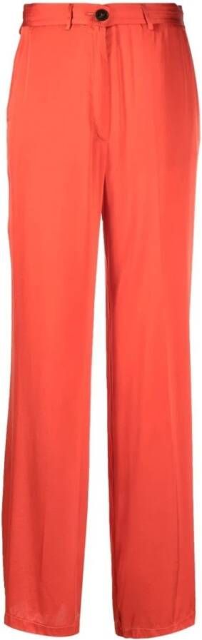 Forte Wijde Broeken Oranje Dames