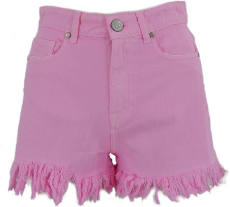 Gaëlle Paris Denim shorts Roze Dames