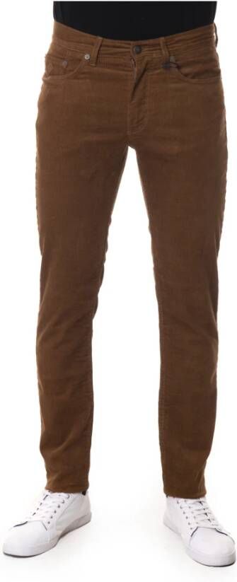 Gant 5 pocket broek , Bruin, Heren