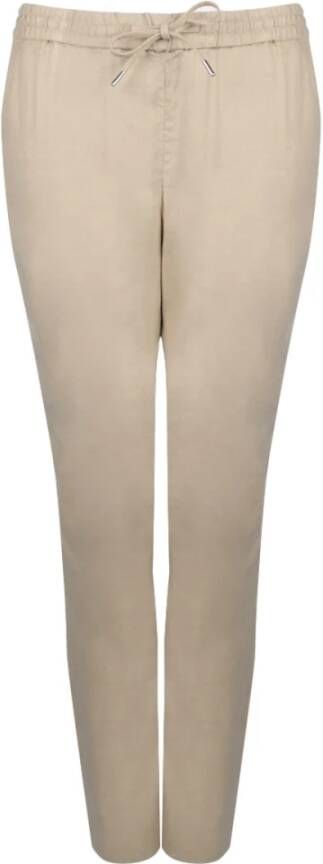 Gant ummer linnen, een broek , Beige, Dames