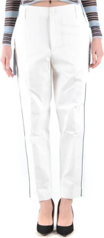 Golden Goose Wijde Broeken Wit Dames