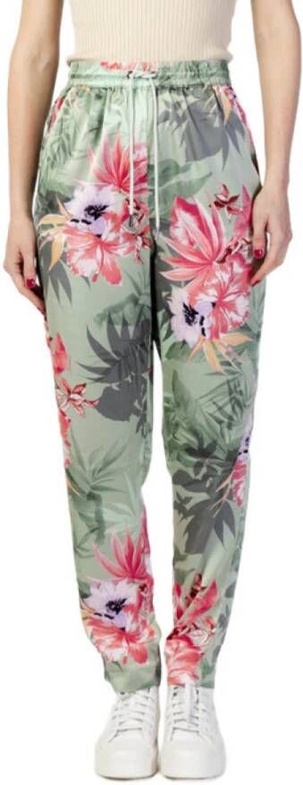 Guess Vrijetijds broeken Groen Dames