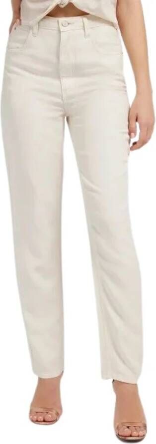 Guess Pantalons Wit Dames