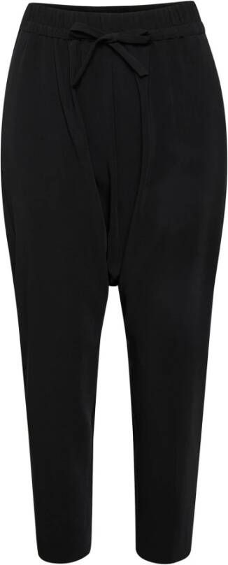 InWear Chino's Zwart Dames