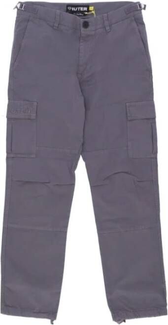 Iuter Rechte broek , Grijs, Heren