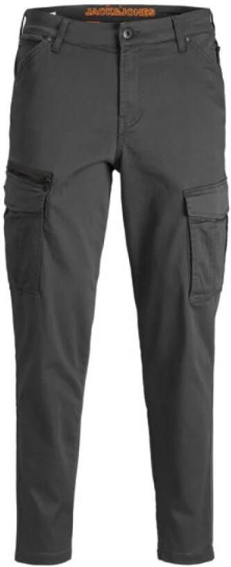 jack & jones Taps toelopende broek , Grijs, Heren