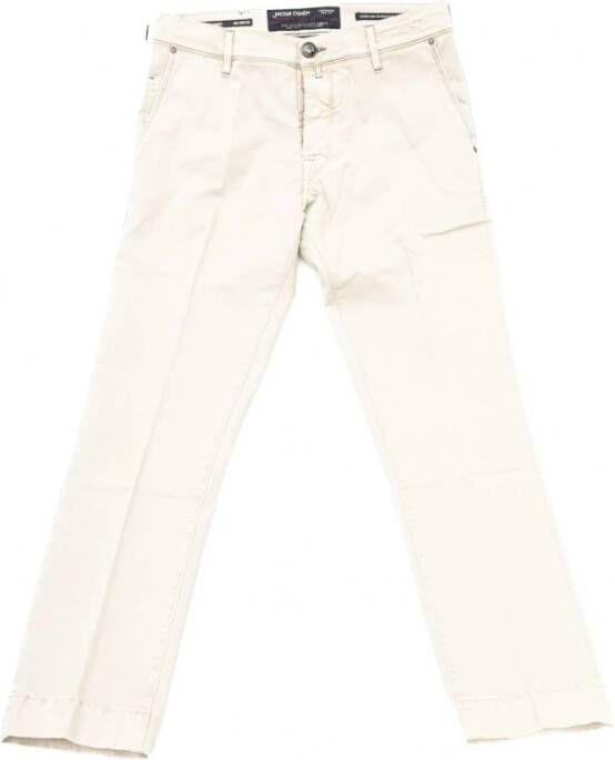 Jacob Cohën Rechte broek , Beige, Heren