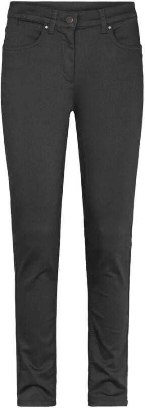 LauRie Laura Slim Pants , Zwart, Dames