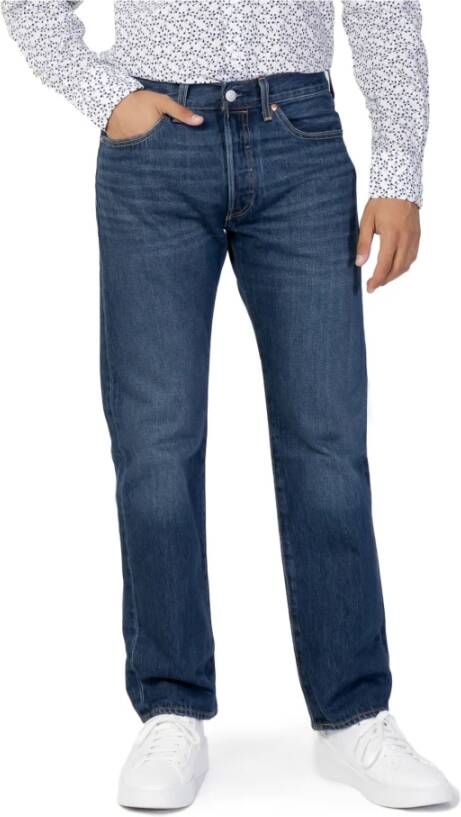 Levi's 501 Originele Z0902 Medium Indig 00501 3343 , Blauw, Heren