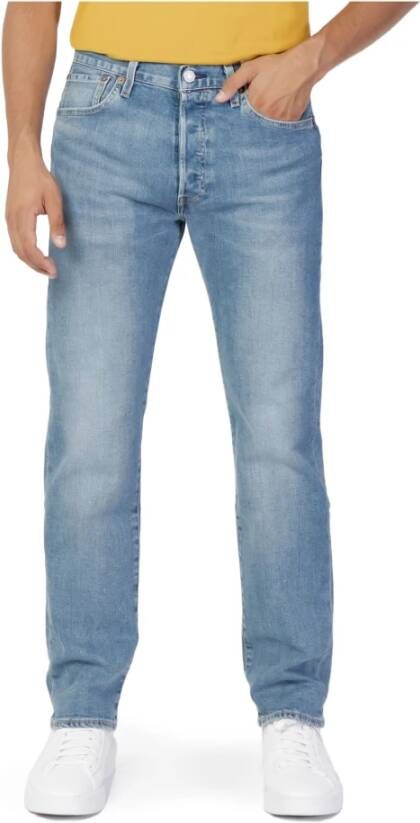 Levi's 501 Originele Z1540 Licht Indigo 00501 3340 , Blauw, Heren