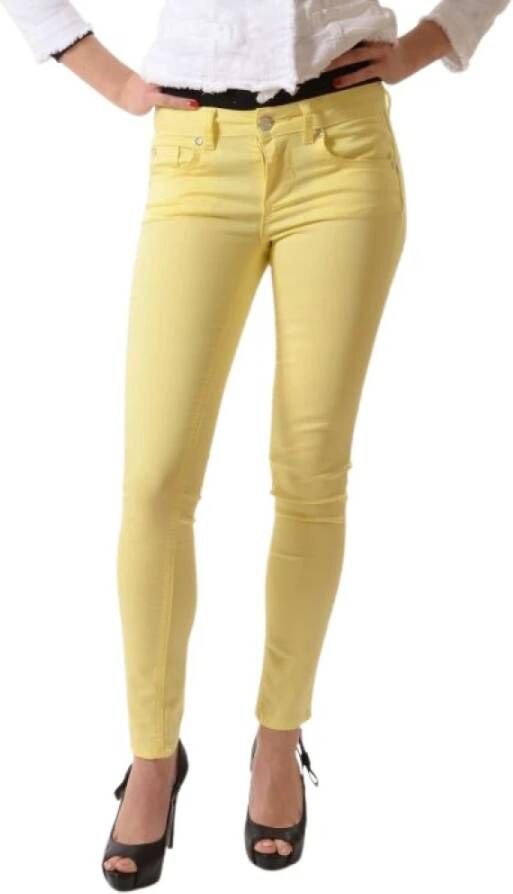 Liu Jo Slim fit broek , Geel, Dames