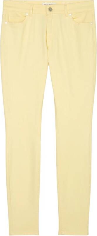 Marc O'Polo Slim fit broek , Geel, Dames
