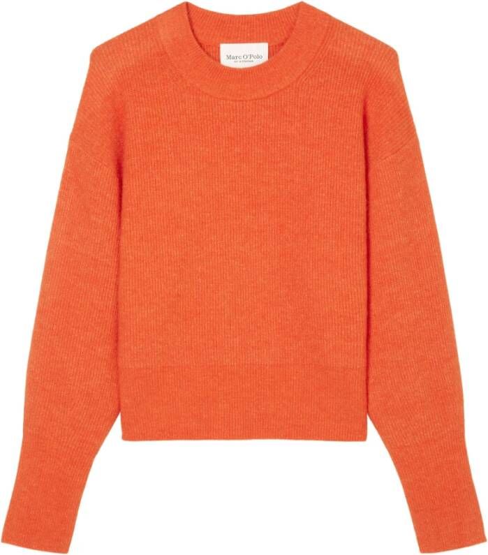 Marc O'Polo Fijngebreide pullover in scheerwolblend