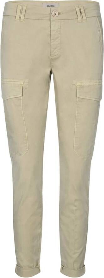 MOS MOSH Taps toelopende broek , Beige, Heren