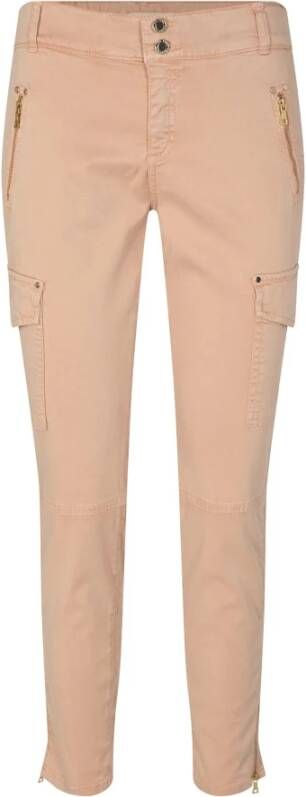 MOS MOSH Slim fit broek , Oranje, Dames