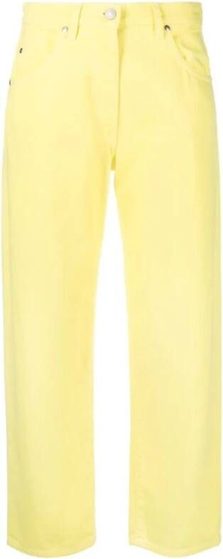 Msgm Pantalons Geel Dames