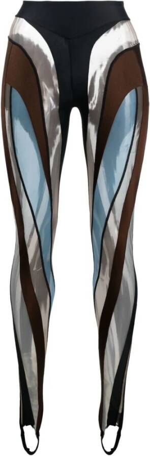 Mugler Leggings & treggings Bruin Dames