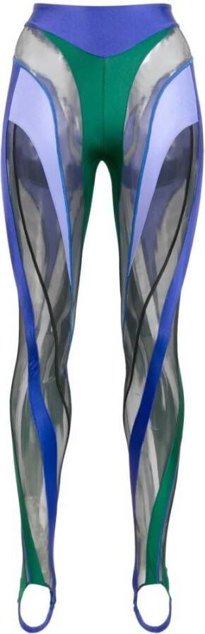 Mugler Leggings & treggings Paars Dames