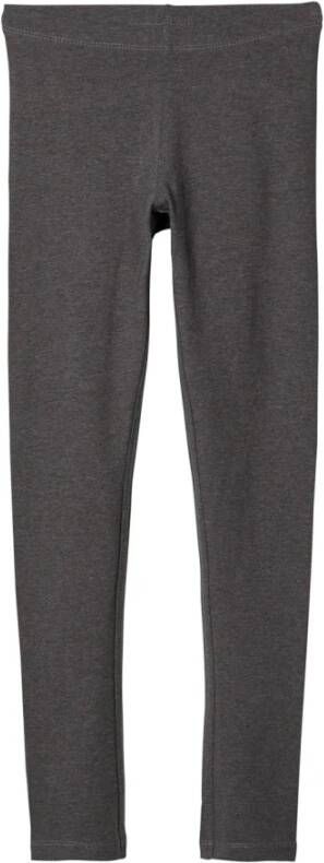 NAME IT KIDS legging NKFVIVIAN met biologisch katoen antraciet