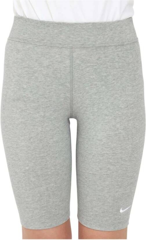 Nike Core Swoosh Fietsbroek Dames Dark Grey Heather/White Dames