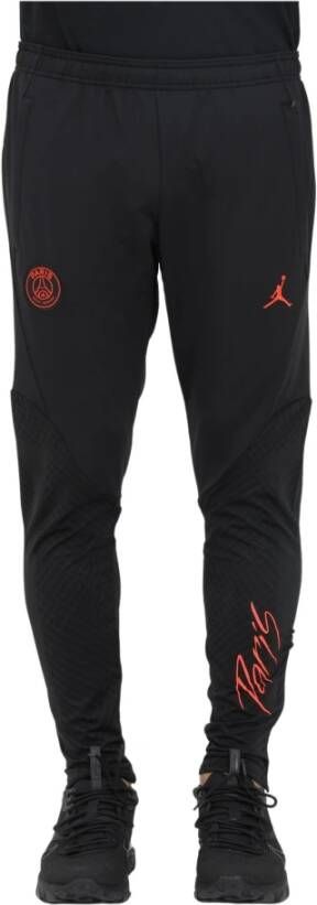 Jordan Nike Paris Saint Germain Strike Trainingsbroek 2022 2023 Zwart Rood