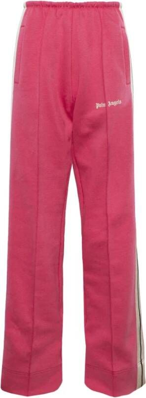 Palm Angels Broek met zijstrepen , Roze, Dames