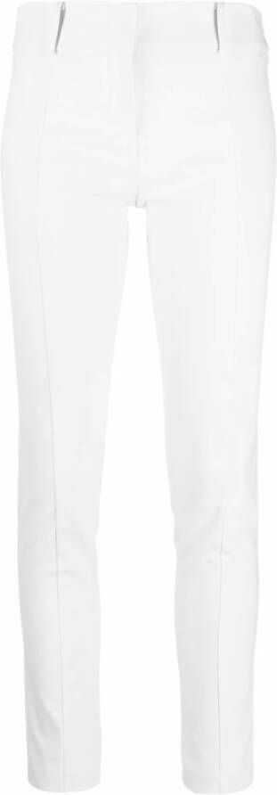 PATRIZIA PEPE Slim fit broek , Wit, Dames