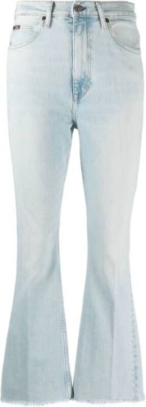Ralph Lauren Uitlopende broek , Blauw, Dames