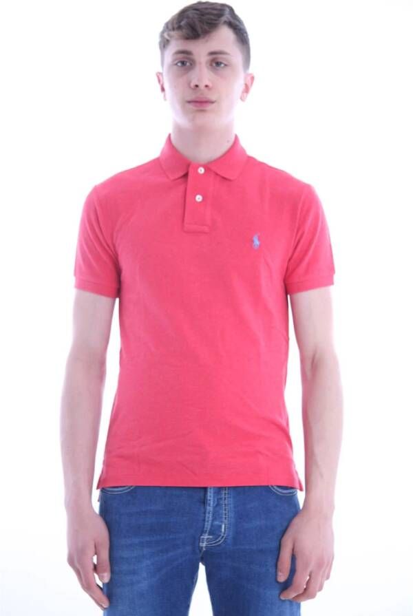 Ralph Lauren slim fit polo koraal X Large