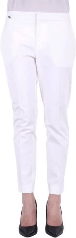 Ralph Lauren Mid waist slim fit cropped pantalon met stretch