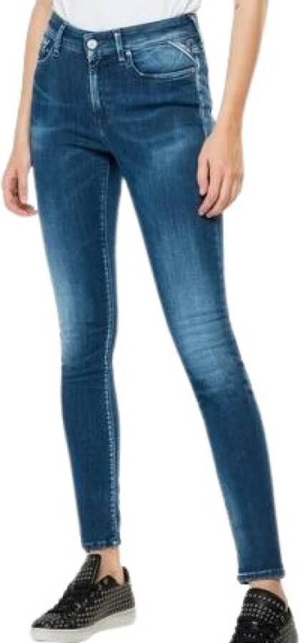 Replay Hyperflex Pitillo broek , Blauw, Dames